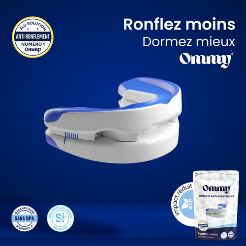 Orthèse d’avancée mandibulaire anti-ronflement